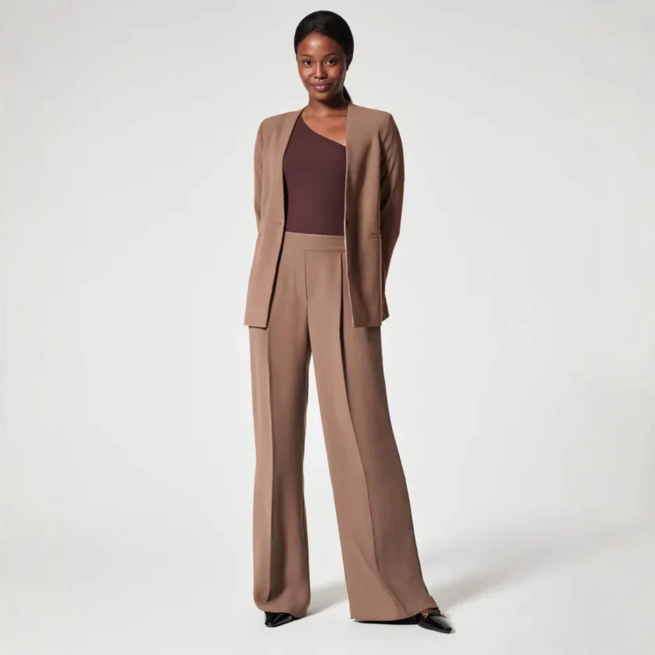 Spring And Summer Popular Women's Clothing New Fashion And Thin Design Sense Drape Versatile Wide-leg Pants Women