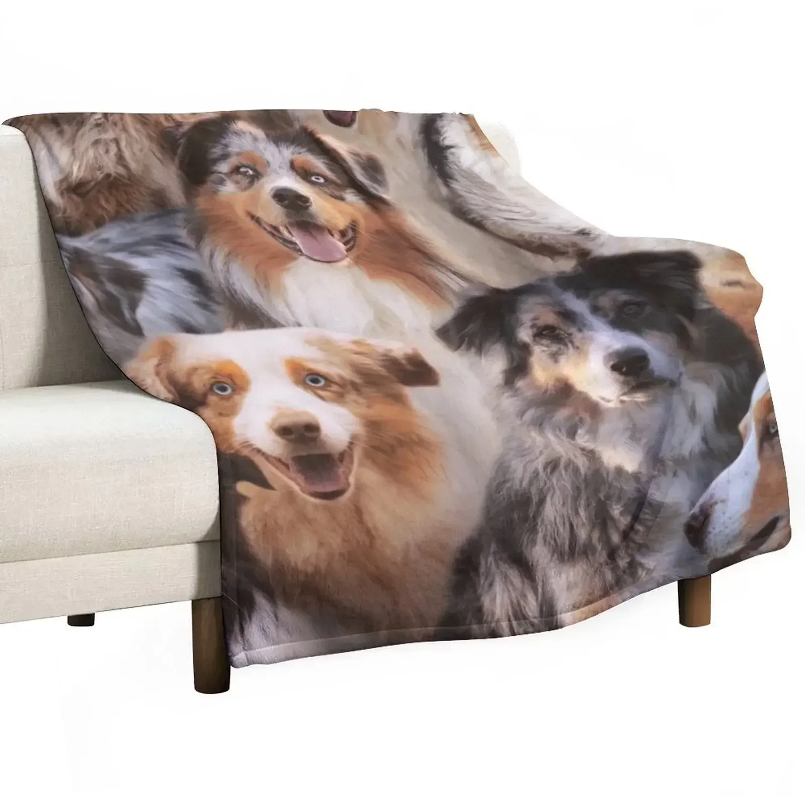 Australian Shepherds Throw Blanket Loose Luxury Throw decorative Designers Luxury Extra Large Throw Blankets