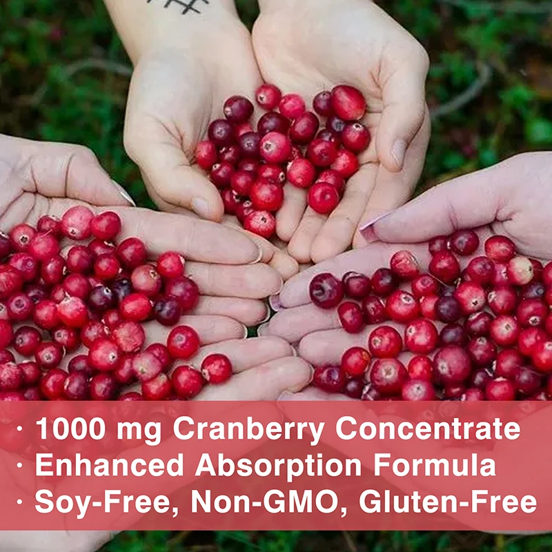 Cranberry Gummies - Supports Urinary Tract, Kidney, Bladder Health, Immune Support, Antioxidant