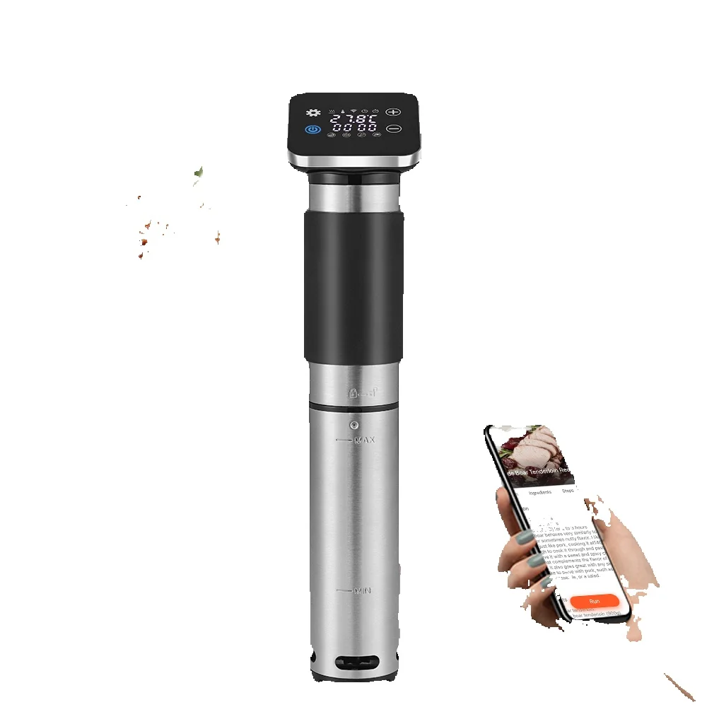 BioloMix Intelligentes Sous-Vide-Gerät der 5. Generation, WLAN-fähig, Edelstahl, IPX7, wasserdicht, mit APP-Steuerung, Wärmzirkulator