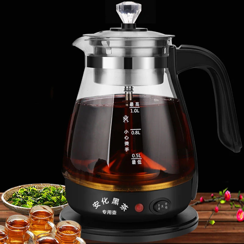 Tea Maker Glass Electric Steam Teapot Automatic Heat Preservation Samovar Kitchen Appliances  Hot and Cool Kettle Tea Pot