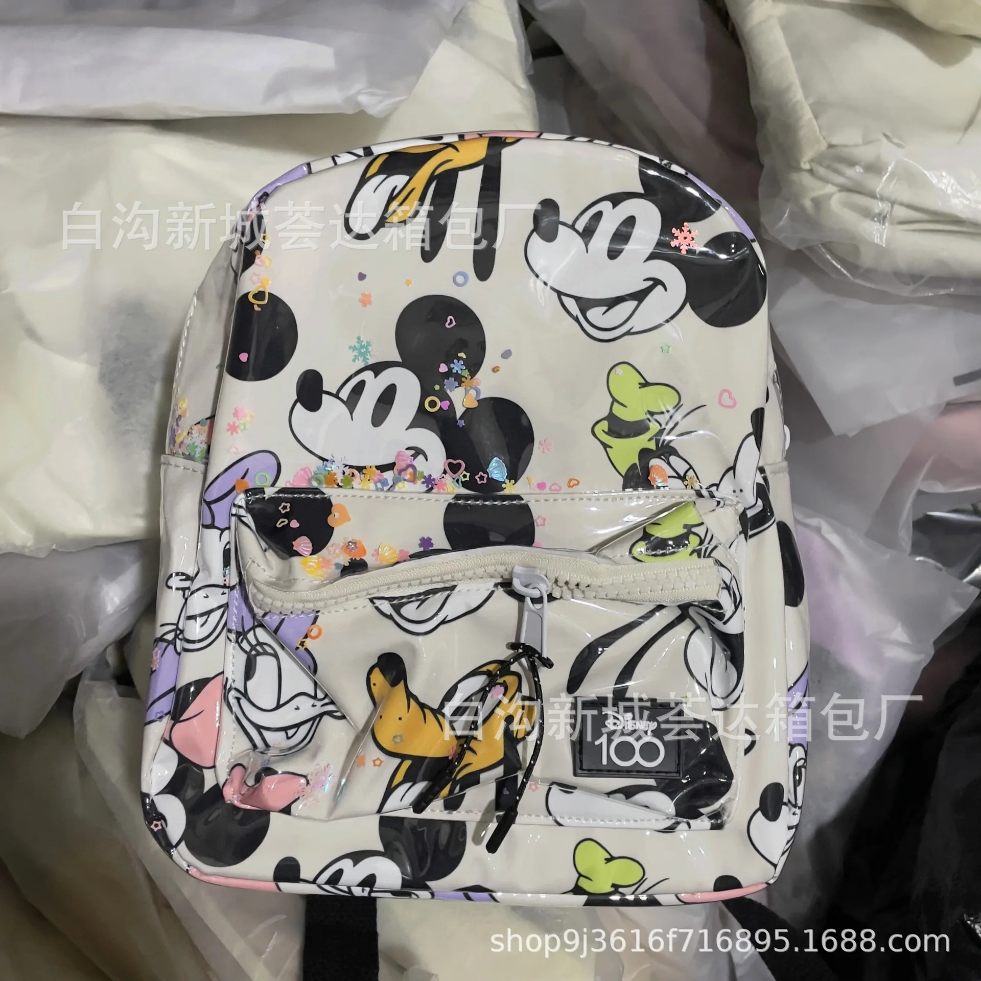 Disney Mickey Minnie Mouse Mochila, Armazenamento De Viagem, Anime Dos Desenhos Animados, Cute Girl Baby Mini Print Backpack, Presentes de Aniversário, Moda