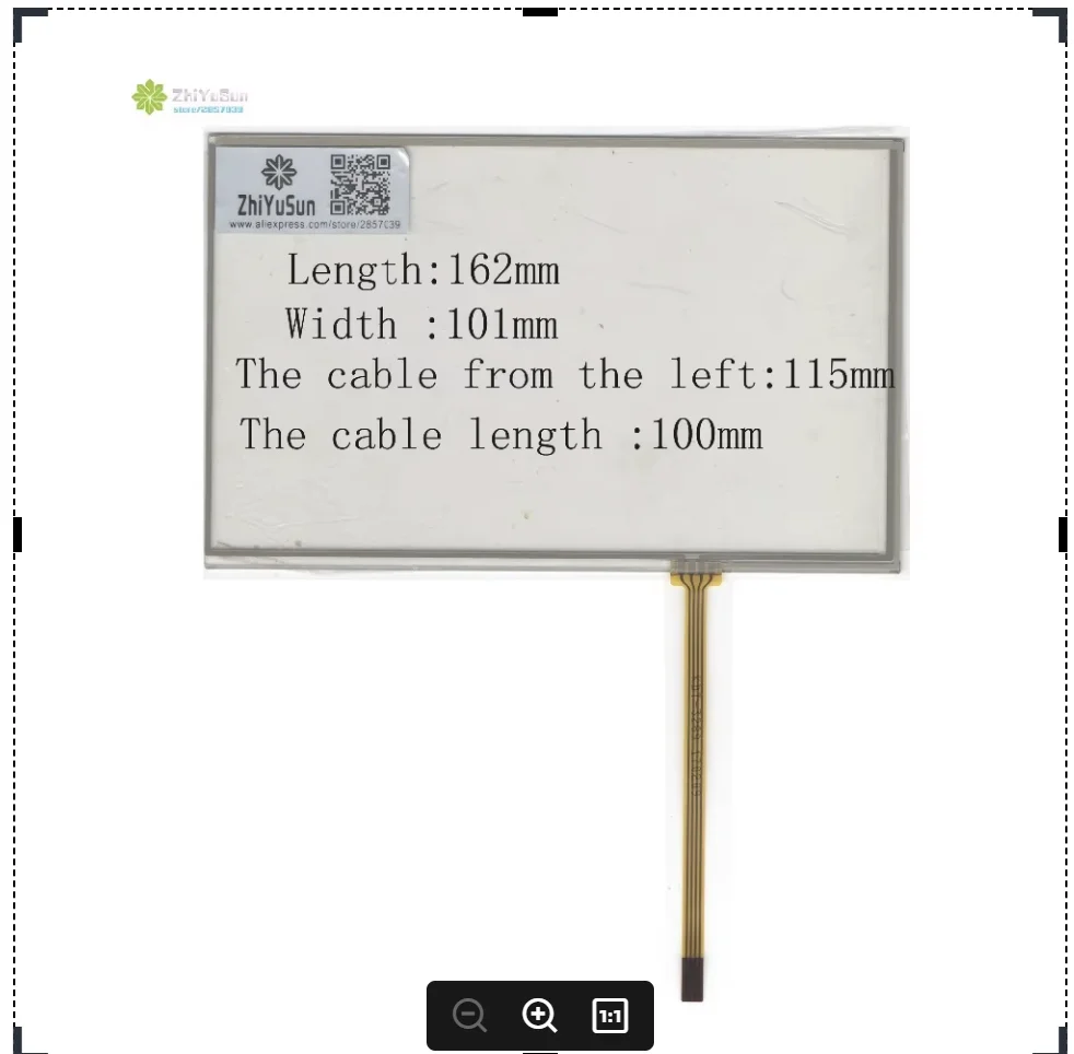 wholes KDT-3289 162mm*101mm 7inch 4 lins Touch Screen glass touchsensor 162*101touchglass digitizer GLASS Good