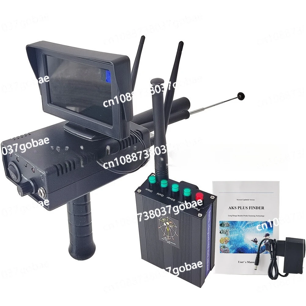 

AKS Pulse Finder 3D Большой ЖК-экран Большой радиус действия Золото Серебро Медь Алмазный детектор Промышленный подземный металлоискатель