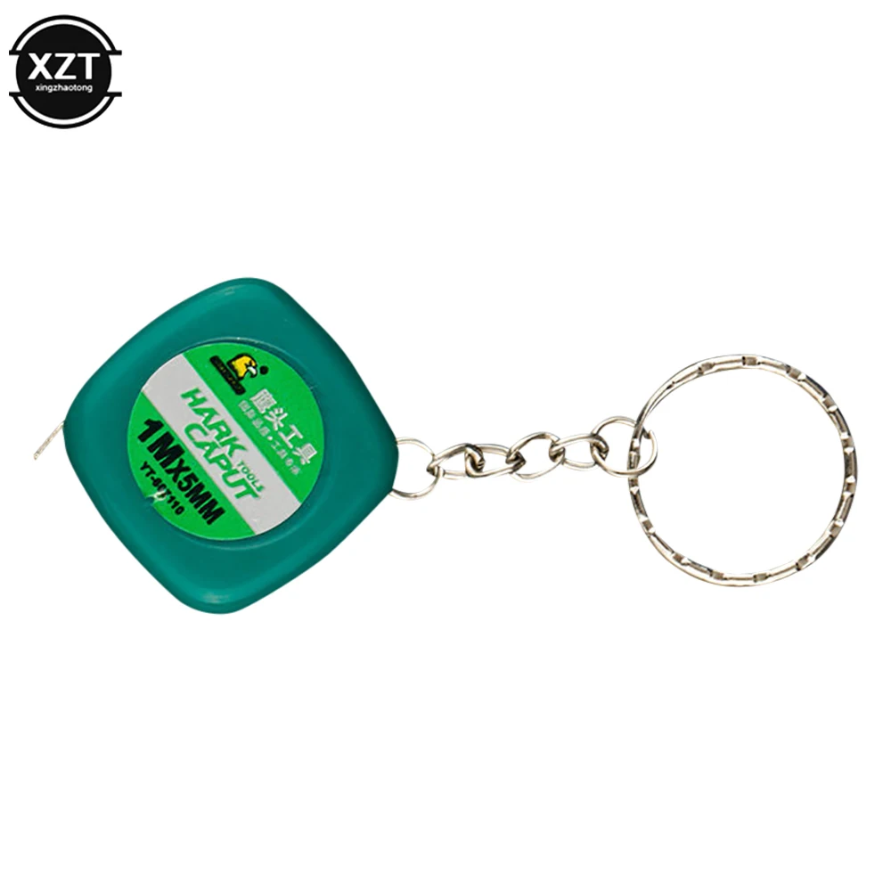 1 متر شريط قياس الفولاذ المقاوم للصدأ شريط قياس عالية الدقة قياس المحمولة المفاتيح شريط قياس أداة قياس