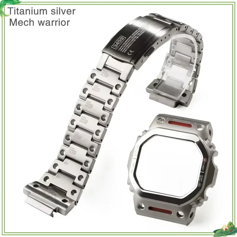Case 5600 5610 GMW-B5000 5035 Titanium  Mod Kit For Casioak Watch Metal Bezel And Strap G5600E GWB5600 GWM5610 DW5600 With Tools