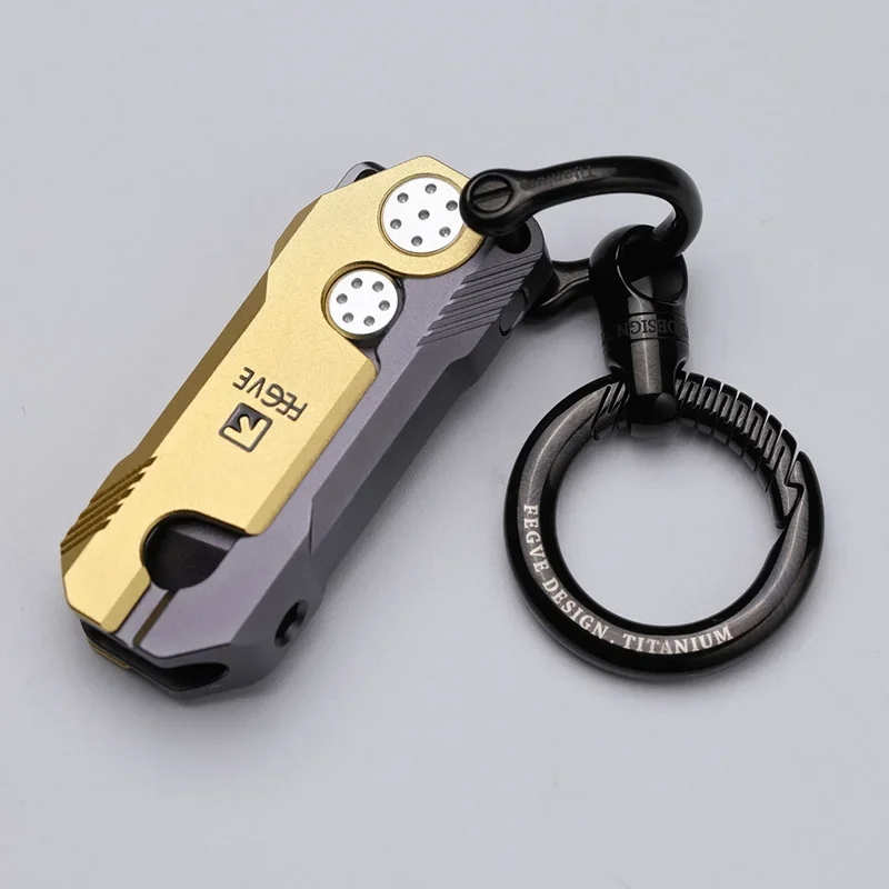 EDC Aluminium Alloy with Titanium Key Ring Pry Bar Screwdriver Bottle Opener Handle Multi-tool profession Portable Outdoor Tools