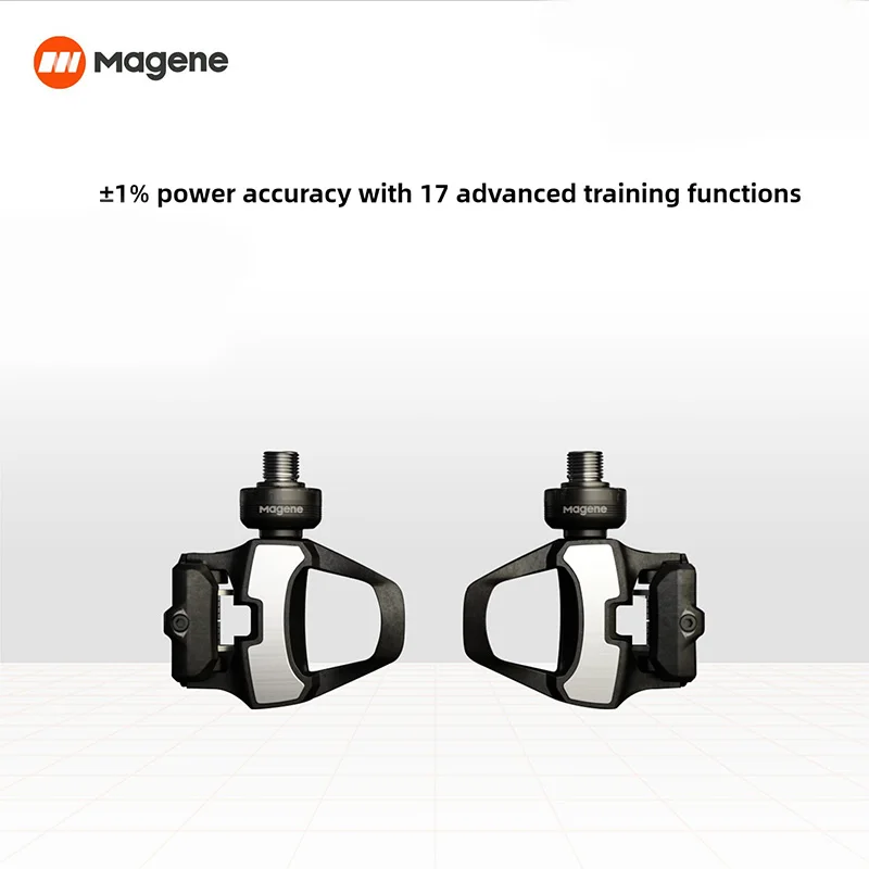 Magene P715 Pedal-Based Cycling Power Meter Dual-sided Bike Pedals ±1% Power Accuracy Bluetooth ANT+ Optimized for KEO&SPD-SL