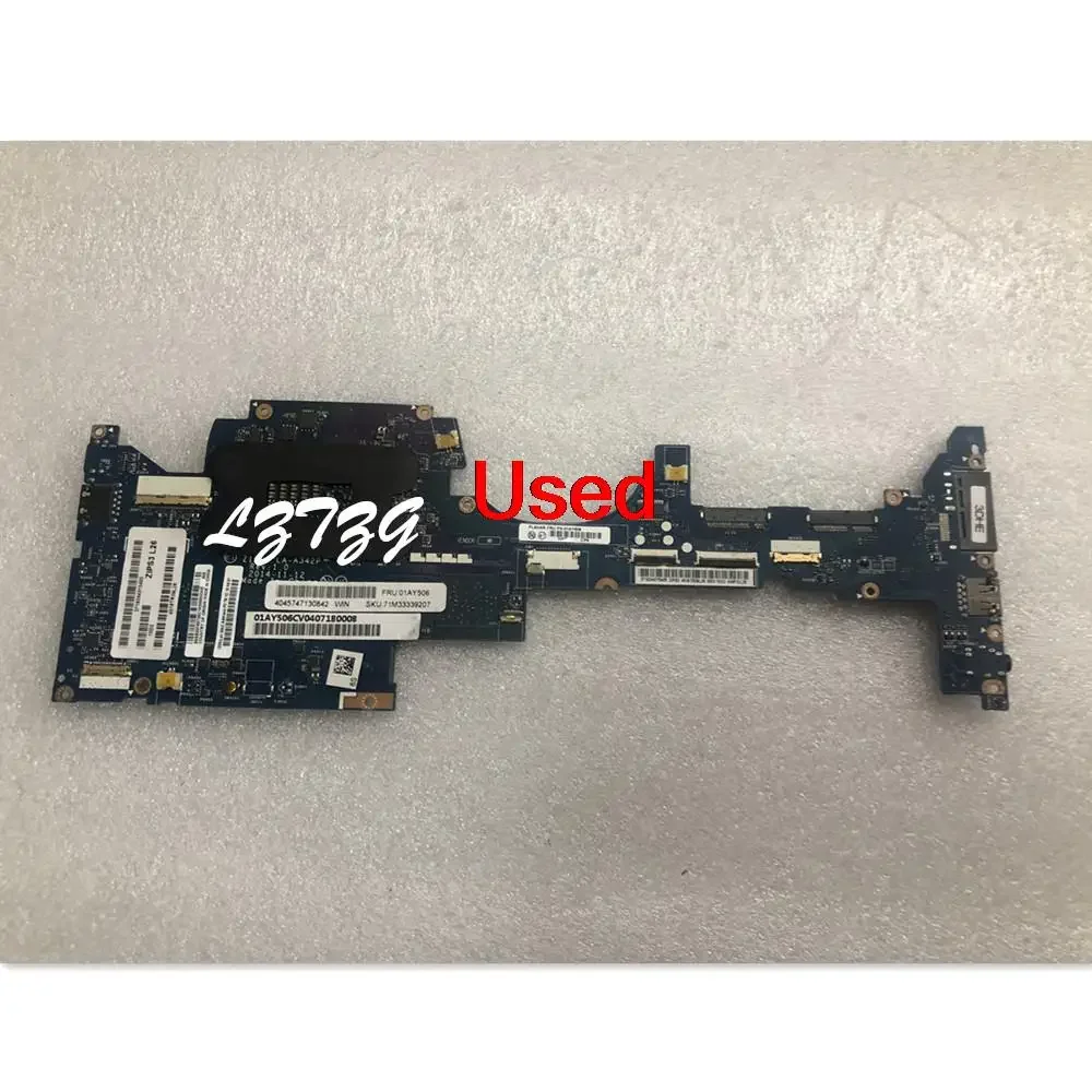 ZIPS3 LA-A342P For Lenovo ThinkPad YOGA 12 Laptop Motherboard mainboard CPU I7-5500U RAM 8G FRU 01AY506 00HT707