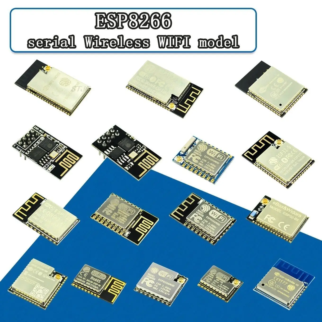 ESP8266 ESP-12 seryjny model WIFI 12E 12F 12S 07 07S 01 01S M1 M2 ESP32-S WROOM-32U gwarantowana autentyczność 02 A1S ESP12