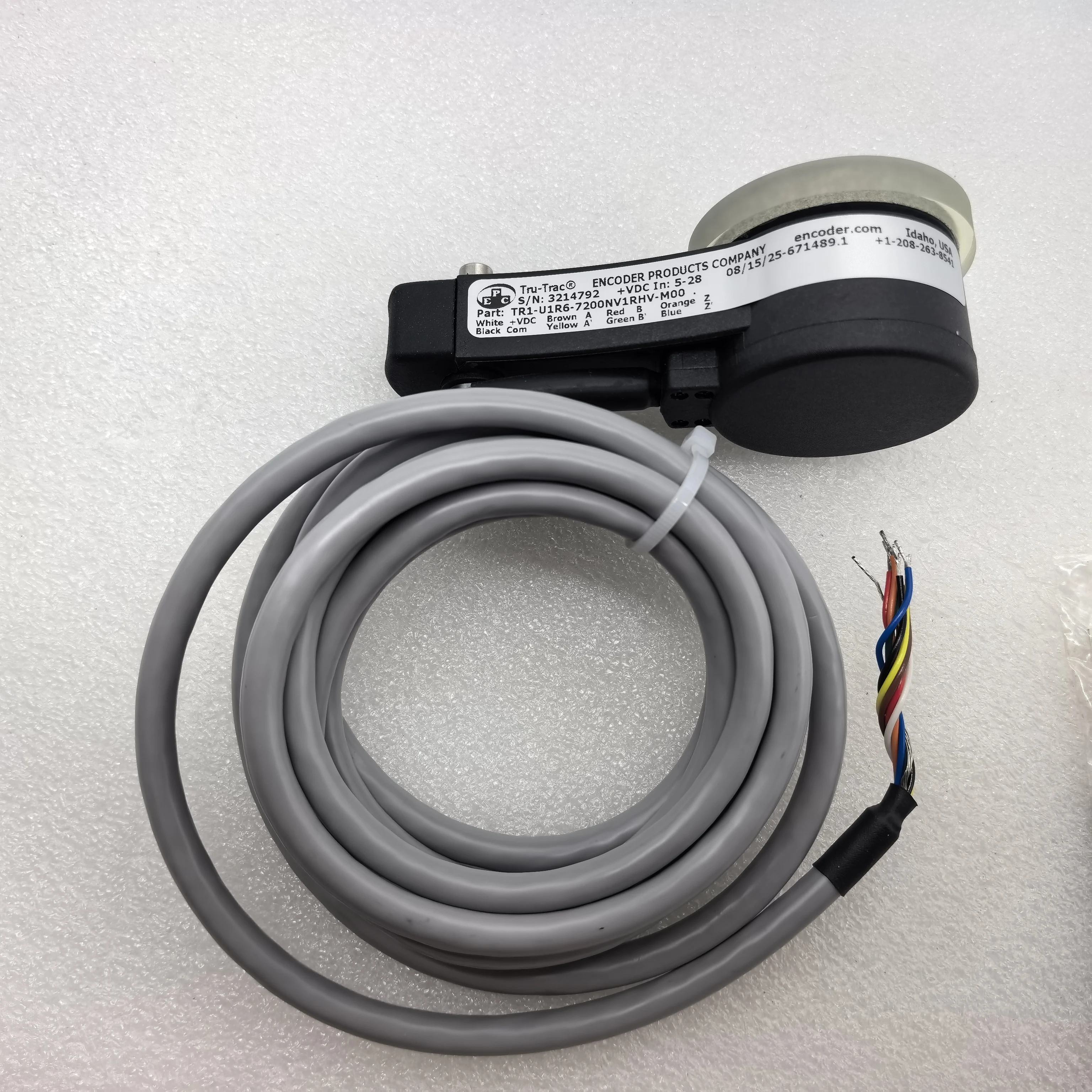 

2026 American ACCU-CODER Encoder MODEL TR1-U1R6-7200NV1RHV-M00