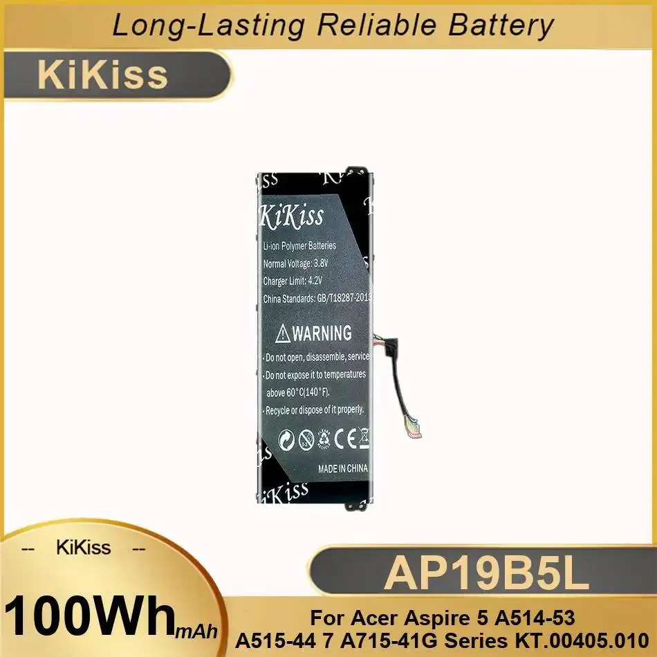 

100Wh For Acer Aspire 5 A514-53 A515-44 7 A715-41G Series KT.00405.010 Laptop Battery High Performance AP19B5L
