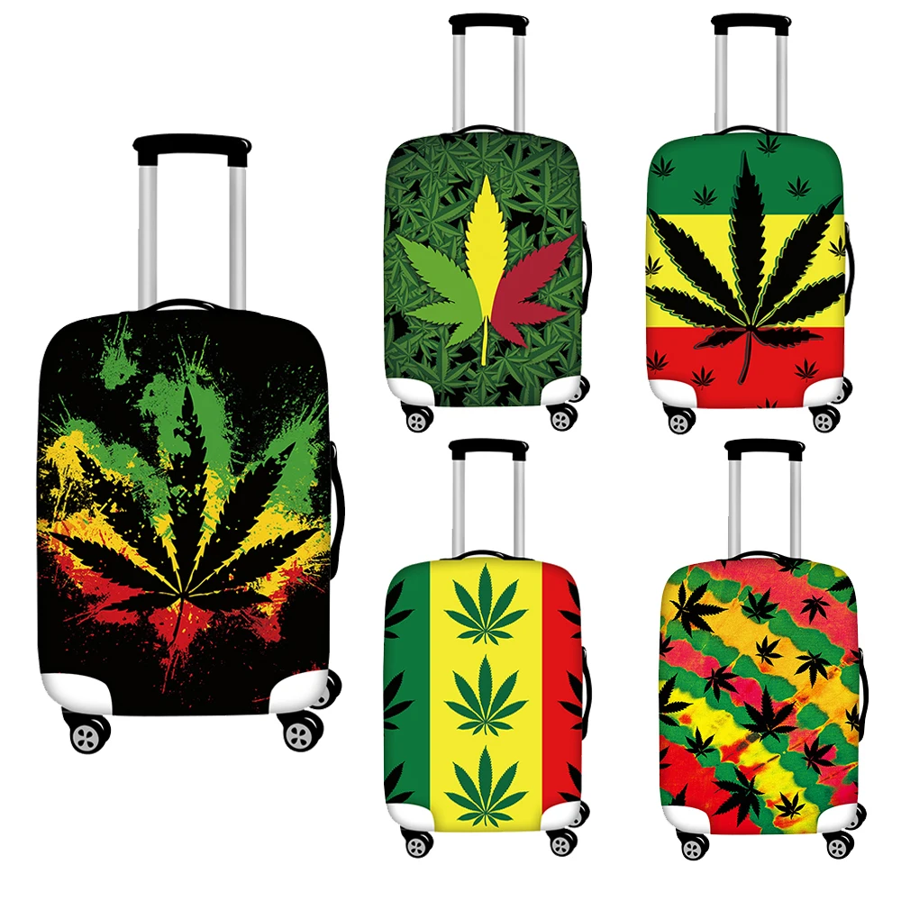 

Travel Accessories Luggage Cover Maple Leaf Elasticity Luggage Protective Cover Elastic Soft Suitcase Dust Covers for 18-32 Inch