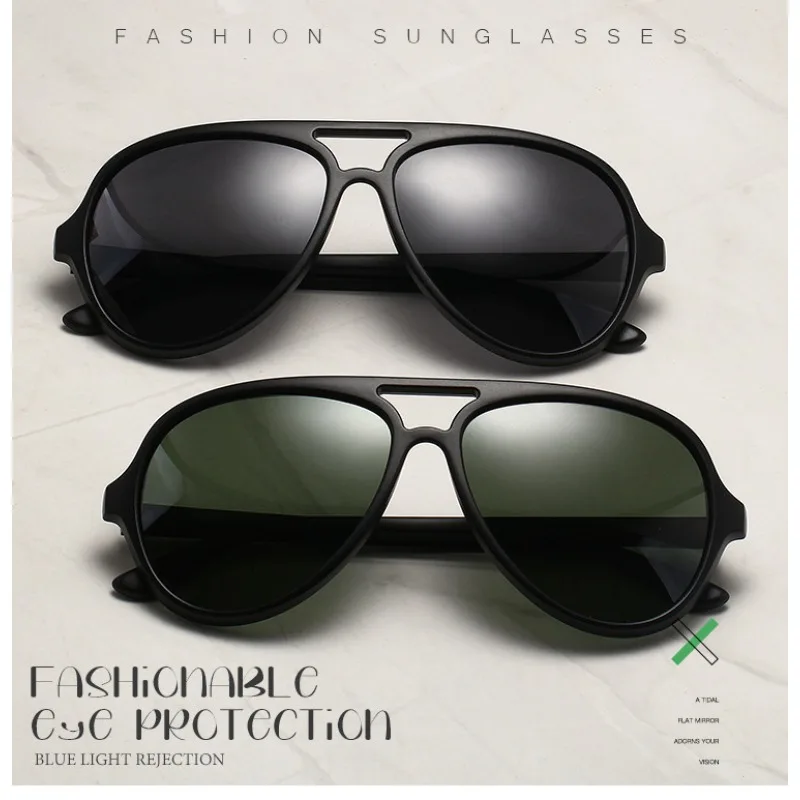 Vintage Oversized Sunglasses Women Retro Big Frame Travel Glasses Female Square Fishing Eyewear Sports Driving Cycling Glasses