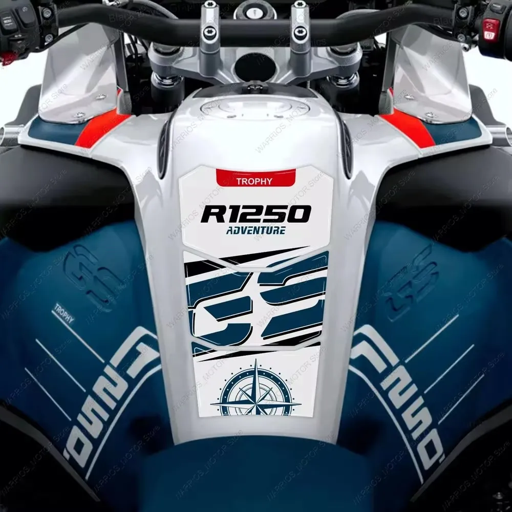R 1250 3D Adesivo protettivo in resina per moto Adesivi resistenti ai graffi impermeabili per BMW R 1250 GS ADVENTURE Trophy 2022 2023