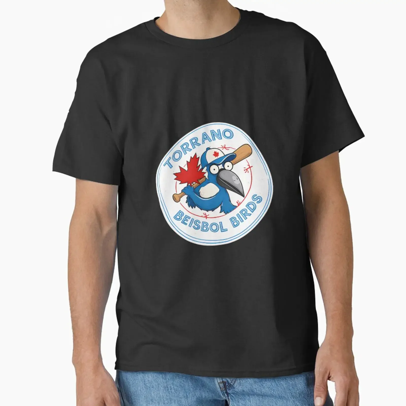 Toronto Torrano Beisbol Birds designed and sold by KCgrapch vintage Washed Soft designer clothes fashion Top For Everyday Wear