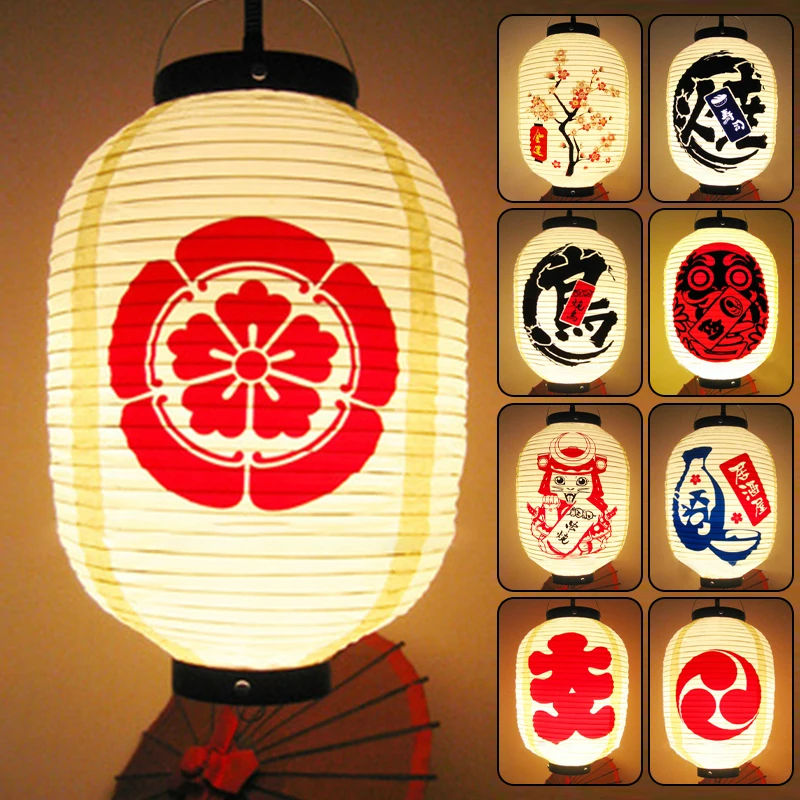 Japan Restaurant Bar Advertising Lantern Waterproof  Festival Hanging Decor Supplies Izakaya Sushi Ramen Japanese Sushi Lantern