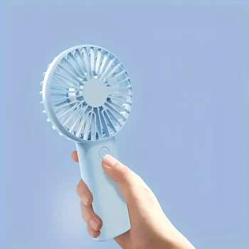 휴대용 미니 선풍기 모바일 스탠드 포함, USB 충전식, 컴팩트 및 휴대용, 책상 및 야외 사용에 이상적, 1 개
