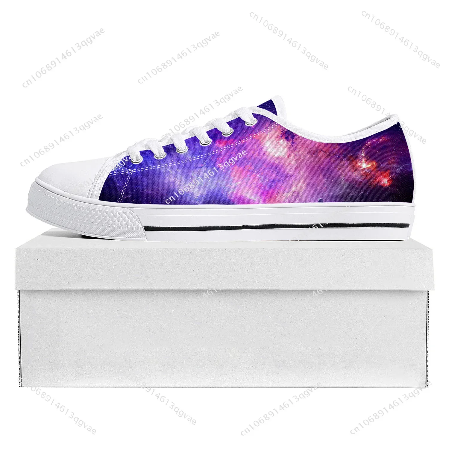 Galaxy Celestial Low Top High Quality Sneakers Mens Womens Teenager Canvas Sneaker Casual Couple Shoes Custom Made Shoe White