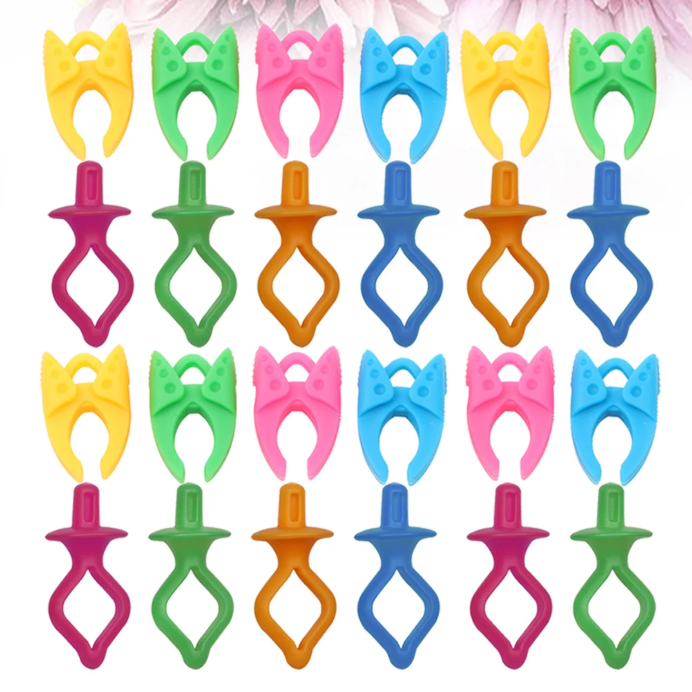 

24pcs Bobbin Holder Clamp Silicone Sewing Clip For Thread Organizer Quilting Embroidery Craft Tangle-Free Storage Bobbin Clamp