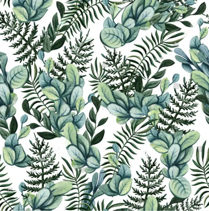 3D Mural Southeast Asia Plant Wallpaper Customized Simple Restaurant Living Room TV Background Decorative Papel Tapiz 3d muals