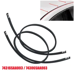 74316SAA003 74306SAA003 For Honda Fit 2005 2006 2007 2008 Hatchback Car Roof Rubber Drip Side Finish Moulding Seal Strips Trim