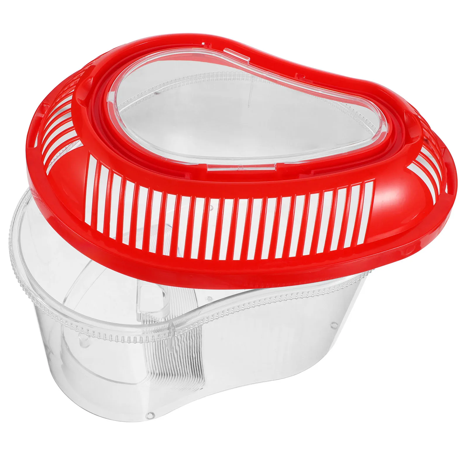 

Portable Pet Travel Cage Carrier Reptile Container Snake Tank Goldfish Aquarium Habitat with Ventilation Sunbathing for Small