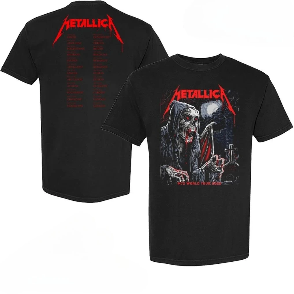 Metallica M72 Glasgow Scotland June 25, 2026 Poster Art Two Night T-Shirt