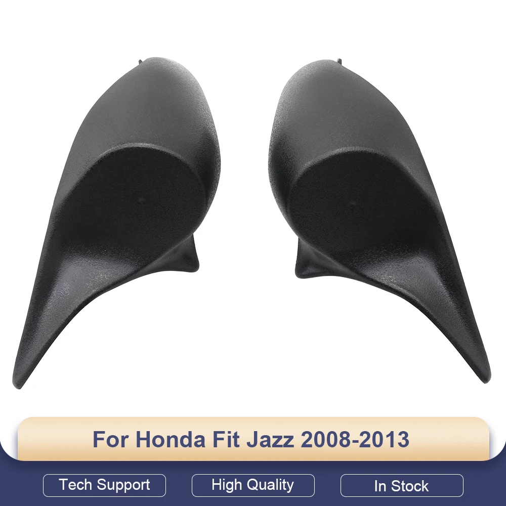 2PCS Car Tweeter Refitting Audio Door Angle Gum Speaker Cover Boxes Mounts for Honda Fit Jazz 2008-2013 Speaker Cover Mounts
