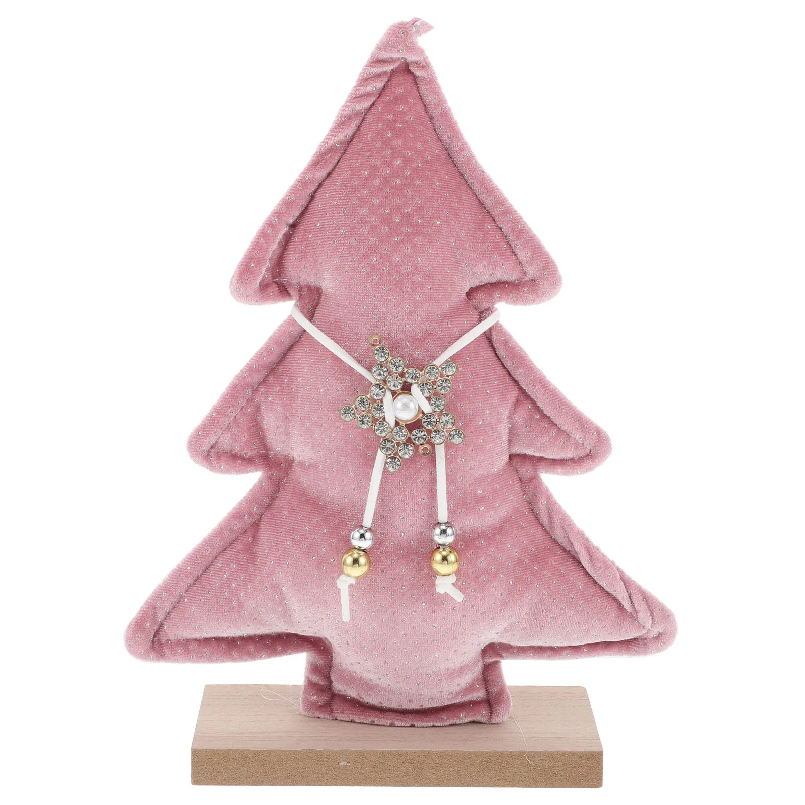 

Elegant Tree Tabletop Decoration Glittery Finish Holiday Centerpiece for Shelves Photo Shoots and Festive