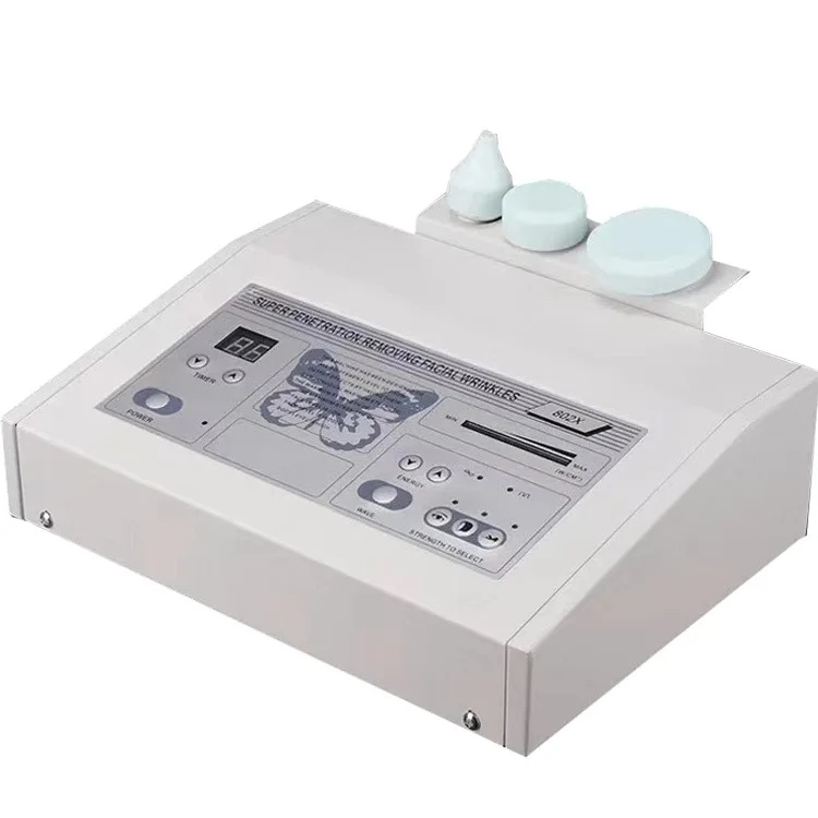 Portable 3MHz Ultrasound Ultrasonic Facial Massager Physiotherapy Device for Skin Tightening Face Lifting
