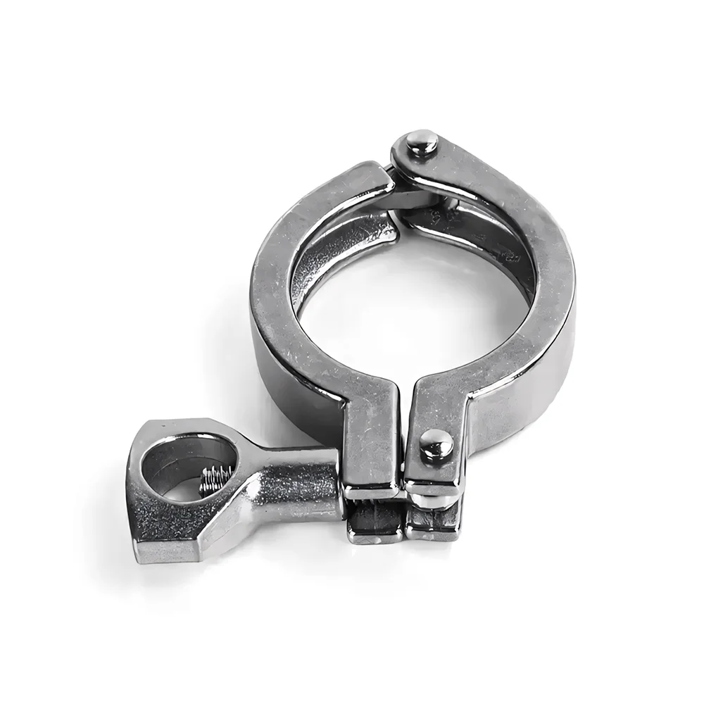 SS304 Tri-Clamp Clover Sanitär-Schnellkupplung 1-8 Zoll 25,4-119mm für Heimbrauerei, Destillation, Lebensmittel- und Getränkeleitungen – Detail 4