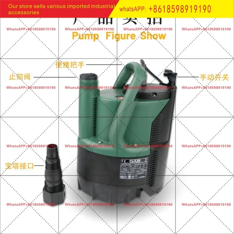 imported automatic submersible pump rainwater pump automatic start and stop