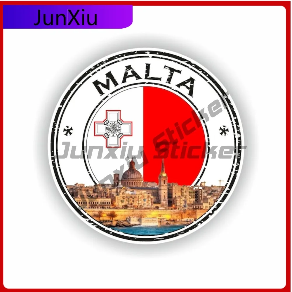 

Malta Seal Round Flag Personality Auto Styling Detail Ideal On Suv Truck Camper Exterior Surfaces