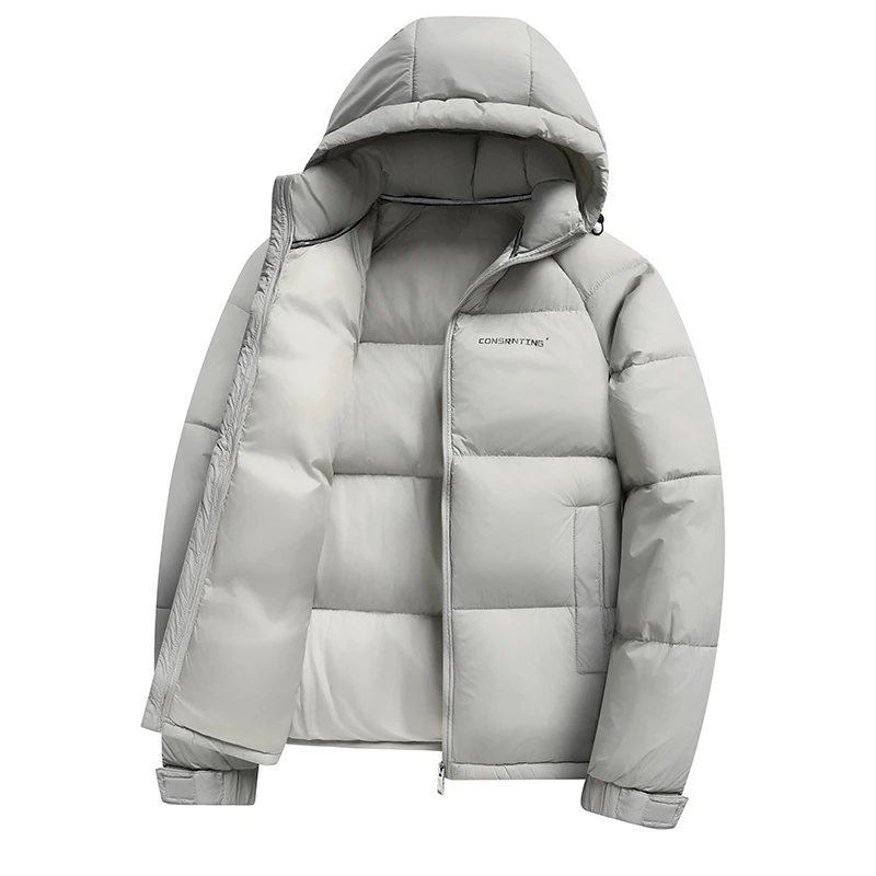 Winter New parka Fashion Thick Warm Cotton Jacket Men's Casual Loose Sports Plus Large Hooded coat