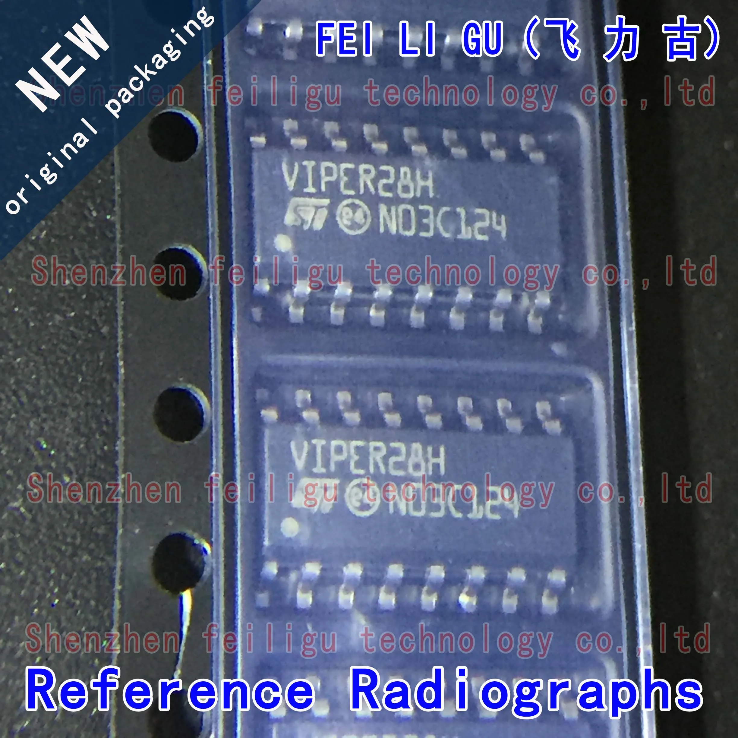 Controlador Flyback Chip, Pacote SOP16, AC-DC, VIPER28HDTR, VIPER28HD, VIPER28H, 100% novo, original, 1-30pcs