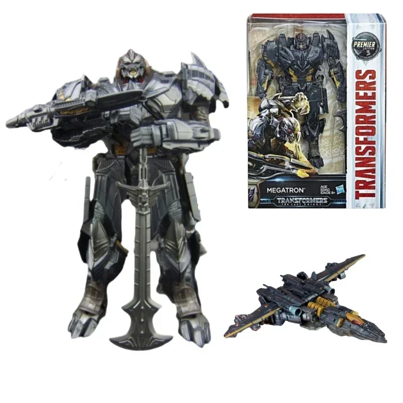 متوفر في المخزون Takara Tomy Transformers The Last Knight Voyager Class Optimus Prime Megatron Hound Grimlock Action Figure Robot