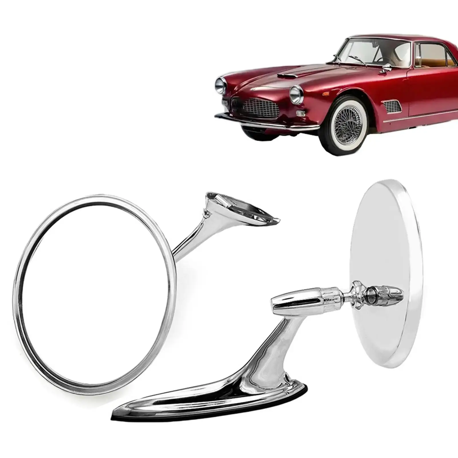 

1 Pair Car Rearview Mirrors Spare Parts Replace for Chevy Nova Biscayne