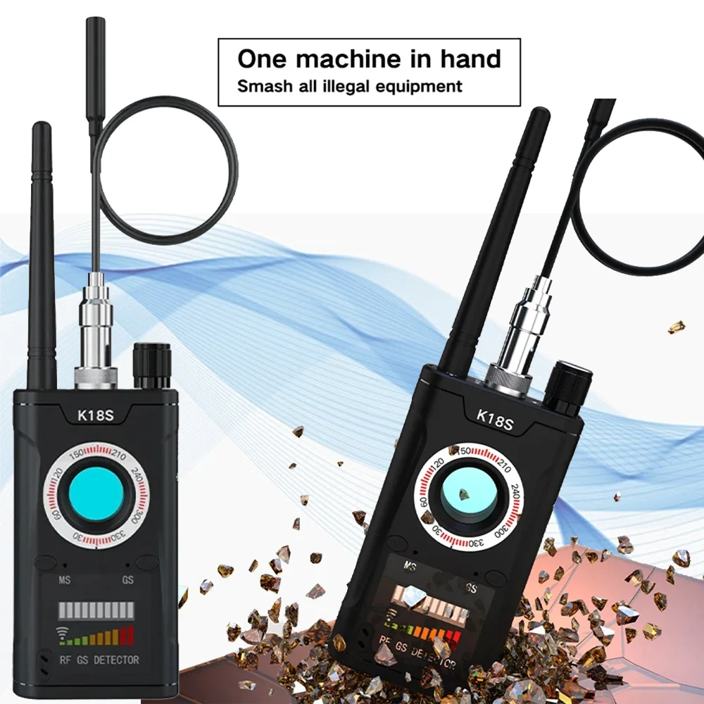 

Multifunction Spy Eavesdropping Hidden Camera Detector RF Listening Device Signal Wiretapping GPS Tracker Camera Detector Gadget