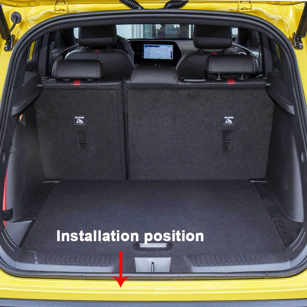 For Chevrolet Trax Seeker 2022-2024+ Car Rear External Bumper Guard Cover Trim Frame Steel Threshold Pedal Strip Accessories