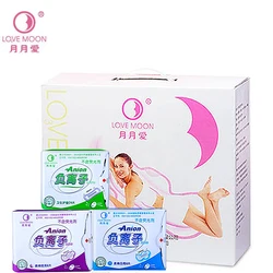 19 Pack  Anion Sanitary Napkin Feminine Night Products Disposable for Periods Ladies Panty Liner Sanitary Towels Menstrual Pad