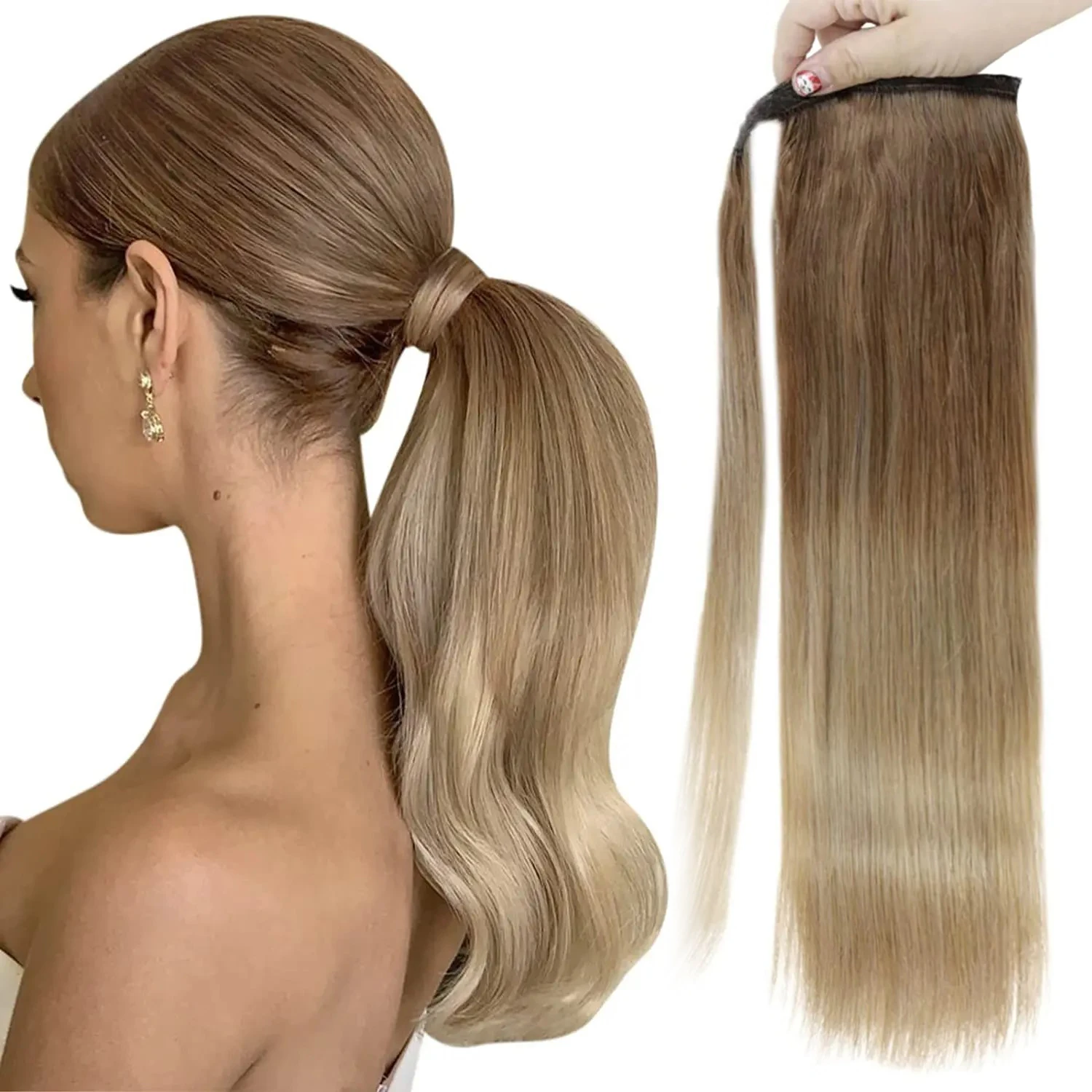 RealBeauty на заколке для наращивания волос в хвосте