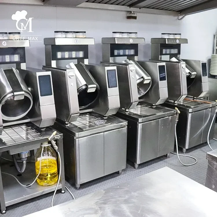 

Fully automatic intelligent commercial mixer with complete cold and hot plates