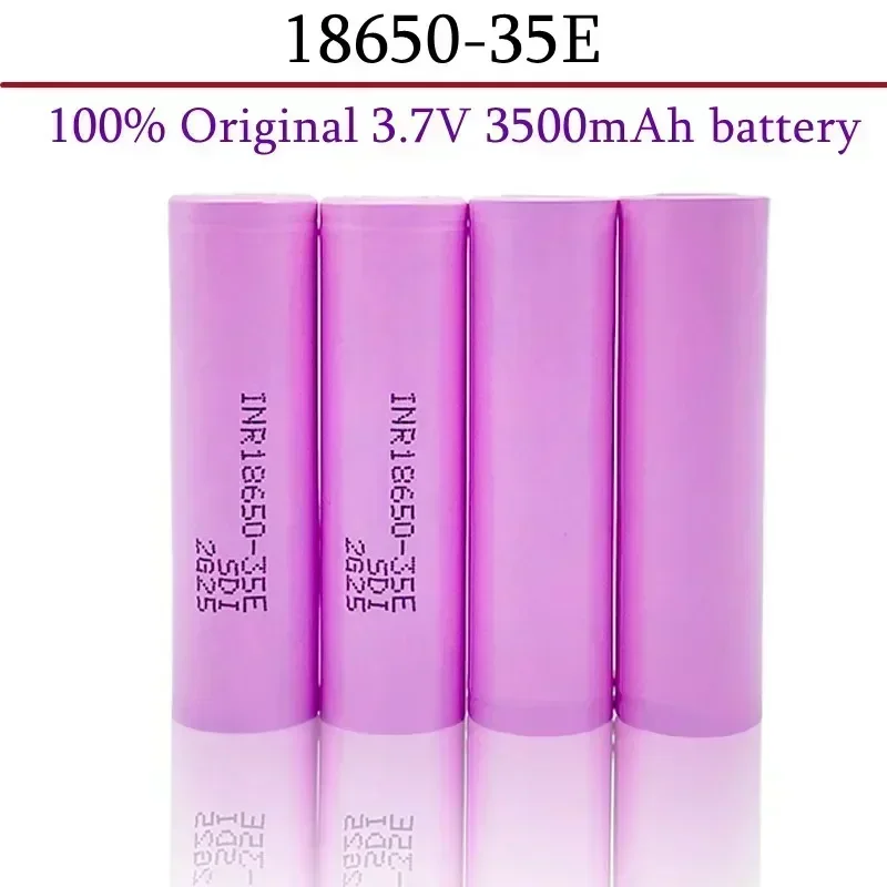 

2025 NEW 35E Original Power 18650 Lithium Battery 3500mAh 3.7v 25A High-power INR18650 Electric Tool Screwdriver Battery