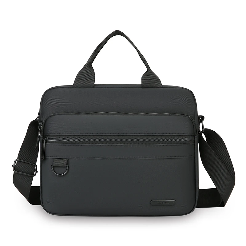 حقيبة رجالية ذات سعة كبيرة، حقيبة كتف مفردة، مقاومة للماء ومقاومة للاهتراء، جيوب متعددة للأعمال التجارية
