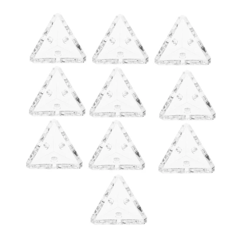 

5ASD CLEAR ACRYLED STAND Отображая Кроншеты из 10/20 угловых разъемов Дисплей Поставки промышленности для полков и мелких
