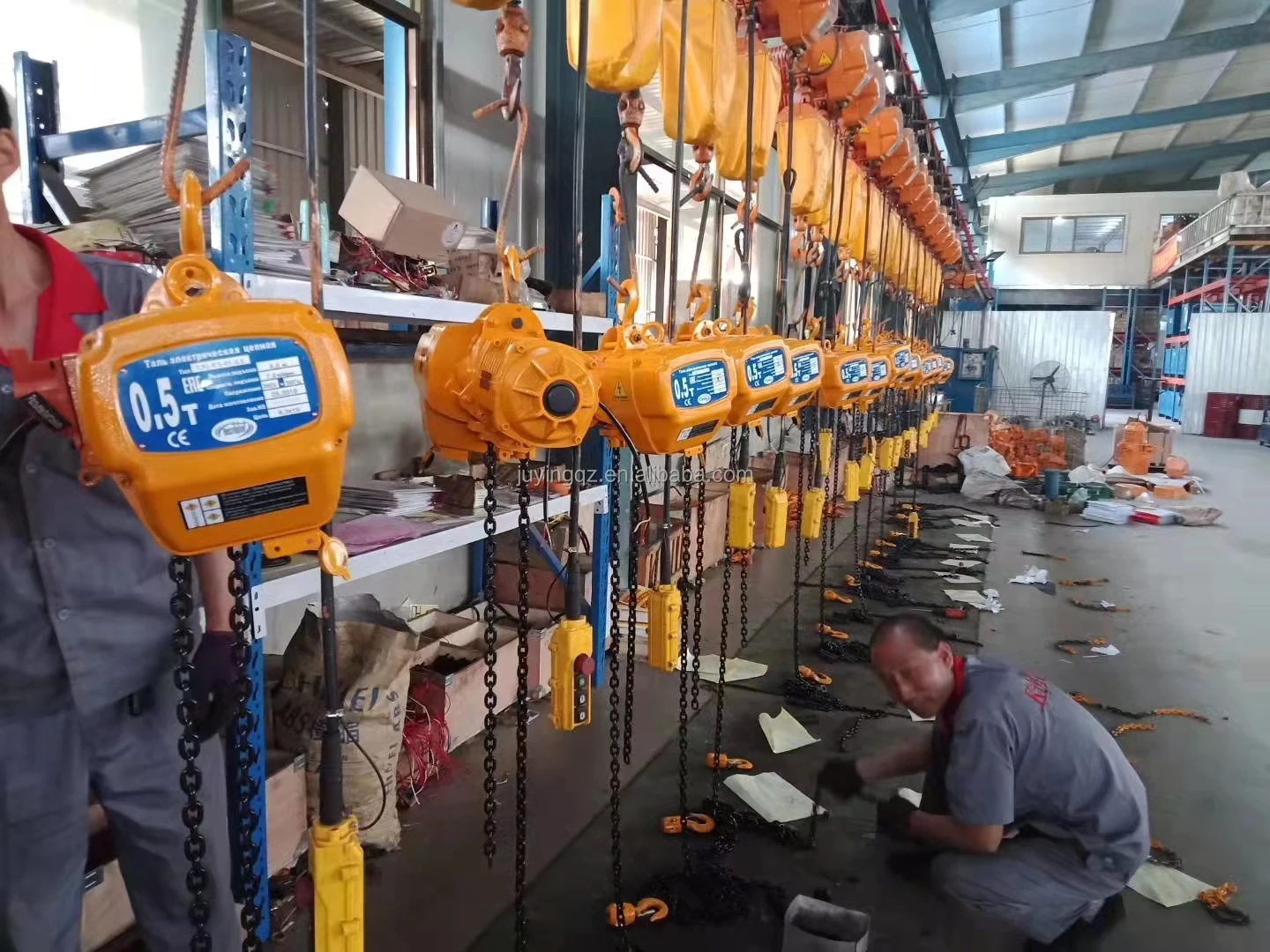 رافعة كهربائية جديدة بسلسلة أح - مراجعة Electric Chain Hoist وسعره
