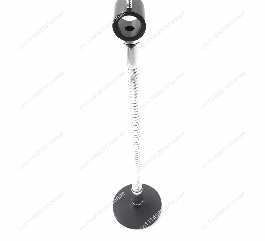 Magnetic chassis hose bracket with magnetic base, 360 degree rotatable and bendable serpentine tube, gooseneck tube