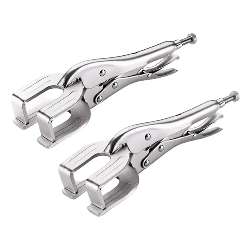 ABFU-Multifunctional 9 Inch U-Shaped Welding Locking Pliers 2 Pcs Metal Clamp Quick-Lock Release Functionality