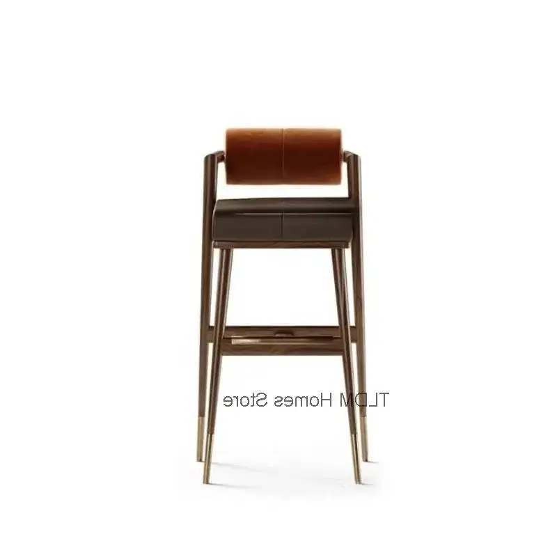 Backrest Bar Chair Glamor Computer Island Traditional Bar Interior Chair Elegant Comfortable Taburete De Bar Home Furniture